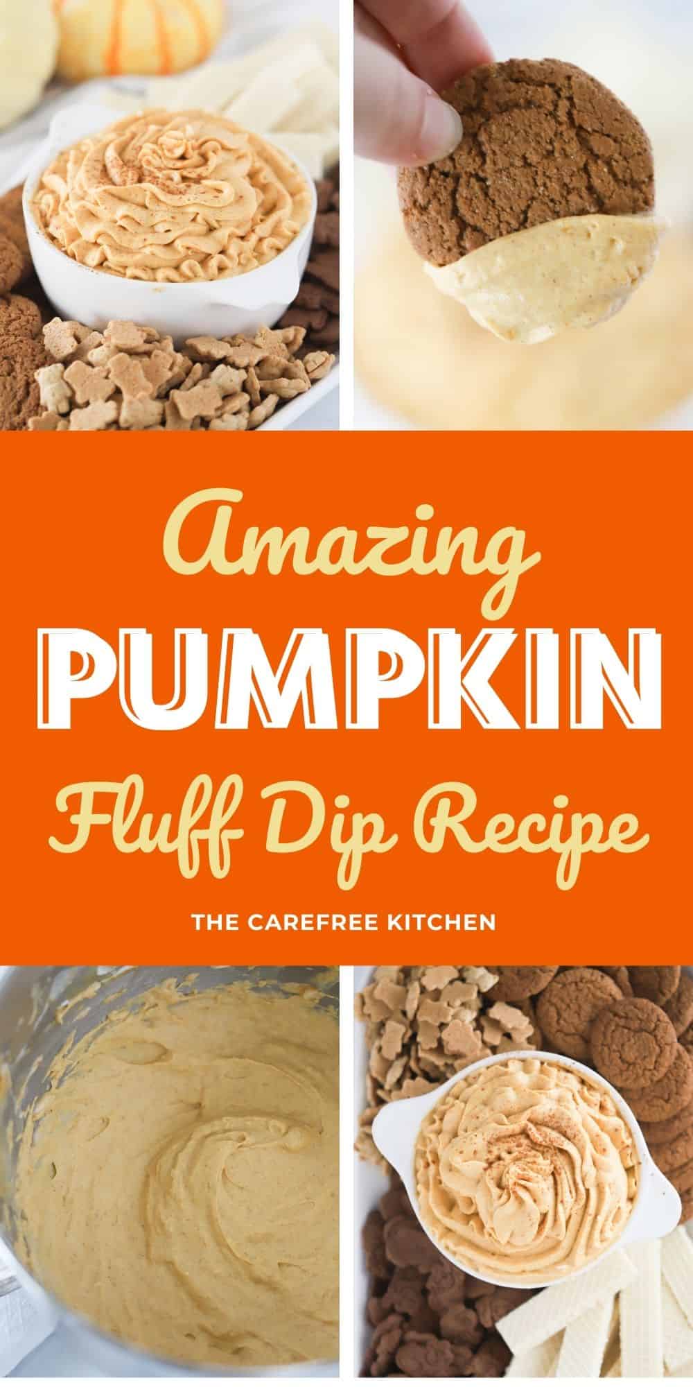 Pumpkin Fluff Dip Recipe - The Carefree Kitchen