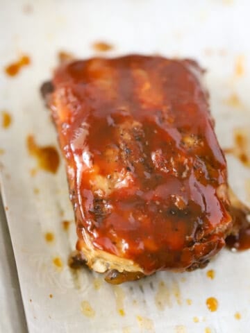 pork spare ribs recipe, slow cooker ribs, slow cooked pork ribs.