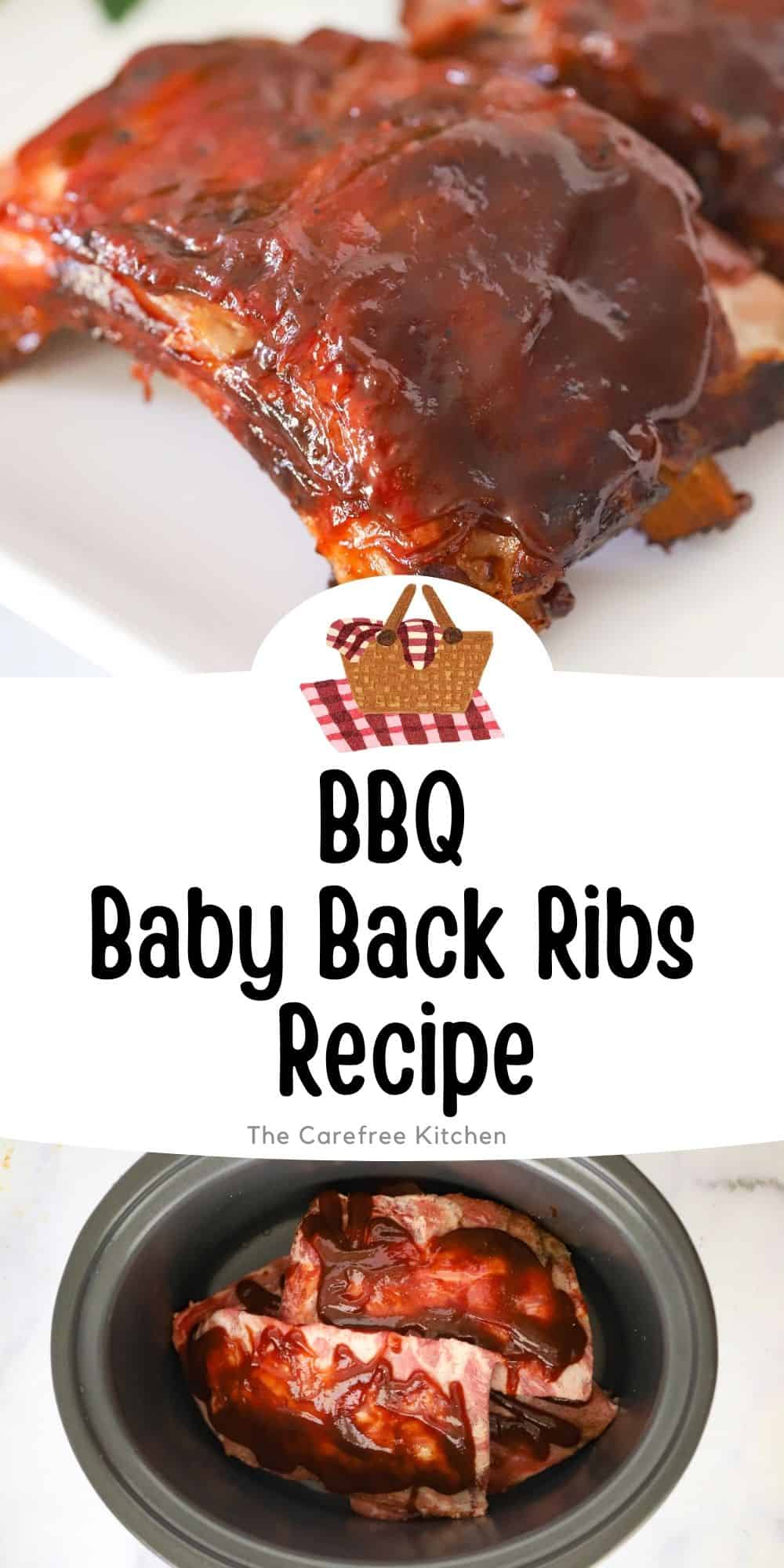 Crockpot Baby Back Ribs - The Carefree Kitchen