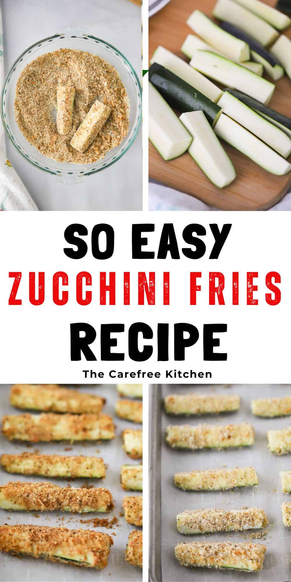 Baked Zucchini Fries Recipe The Carefree Kitchen