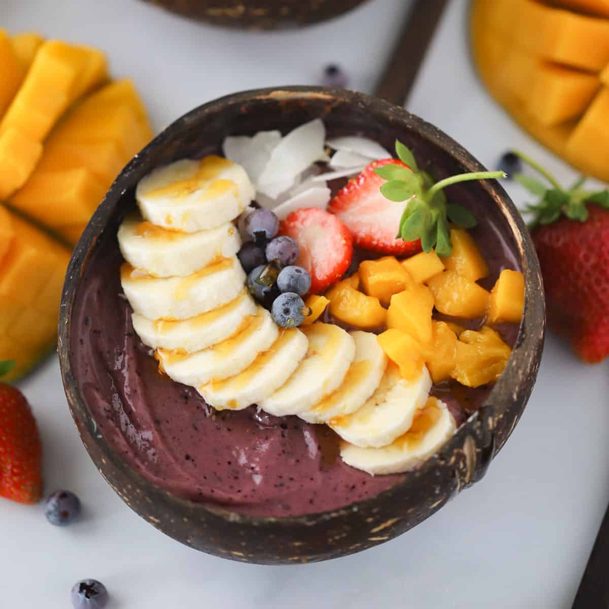 Chocolate Acai Bowl - Crowded Kitchen