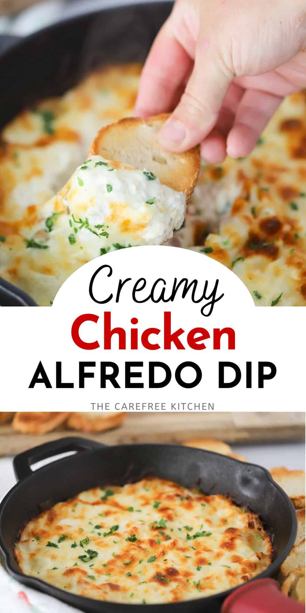Chicken Alfredo Dip The Carefree Kitchen