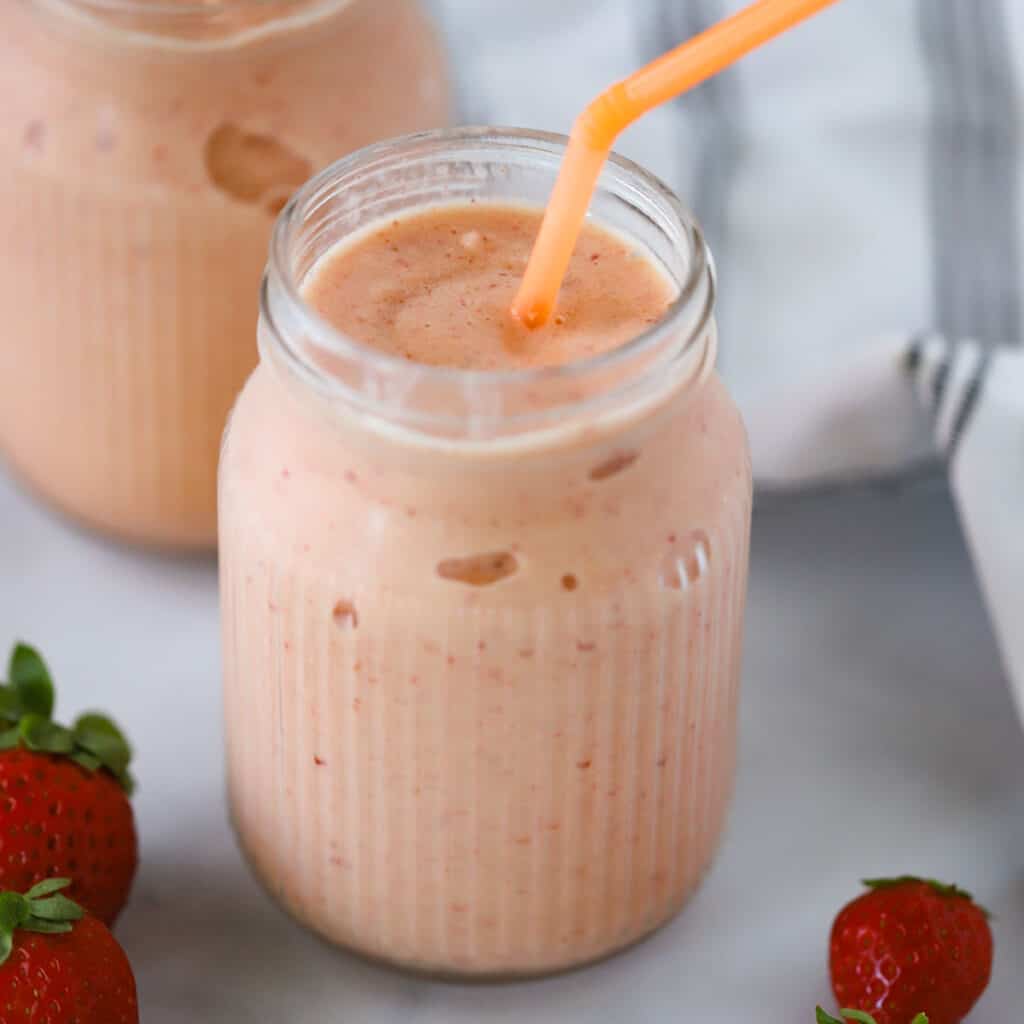 strawberry orange julius recipe, strawberry julius.