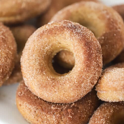 baked apple cider donuts,apple cider doughnuts baked.