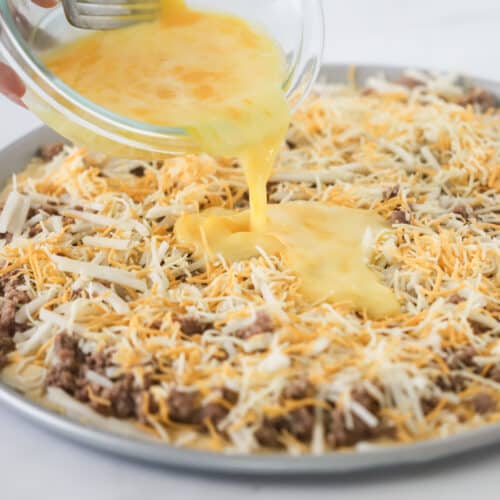 breakfast pizza recipe, crescent roll breakfast pizza
