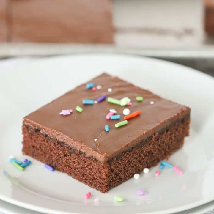 Texas Chocolate Sheet Cake The Carefree Kitchen