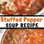 stuffed green pepper soup recipe
