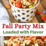 easy fall party or snack mix recipe