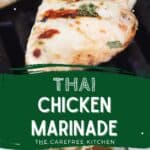 Thai chicken marinade recipe, marinade for baked chicken