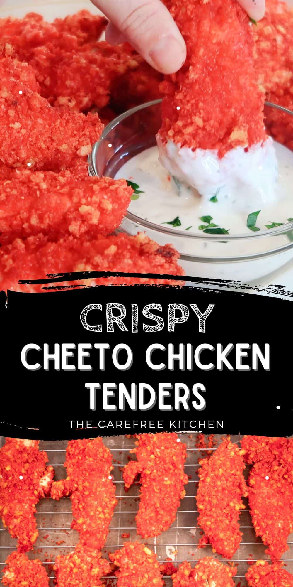 Flamin' Hot Cheeto Chicken - The Carefree Kitchen