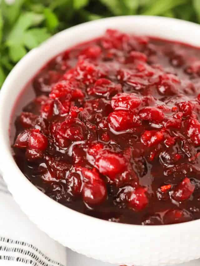 Cranberry Orange Sauce Story