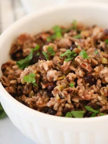 thanksgiving wild rice side dish