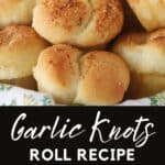 homemade garlic knots recipe