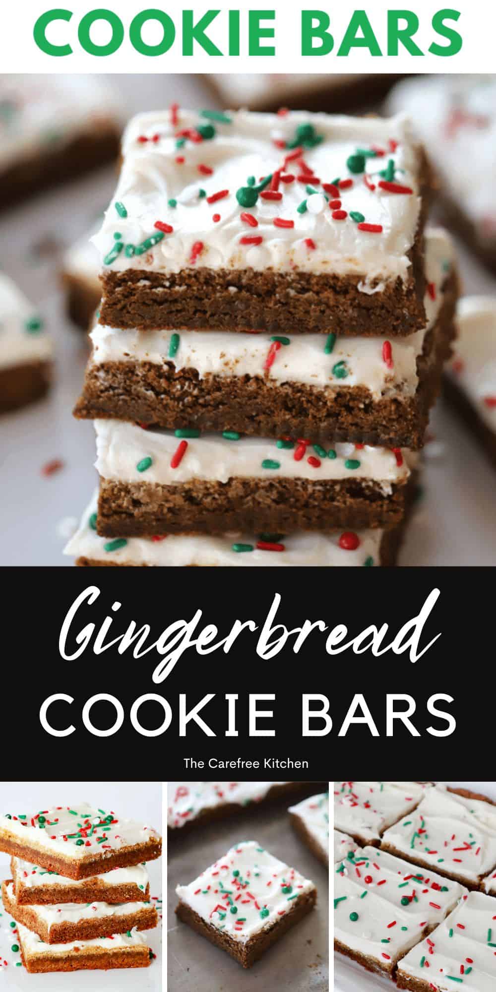 Gingerbread Cookie Bars The Carefree Kitchen
