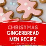 gingerbread men recipe, how to decorate gingerbread men