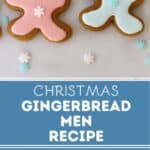 gingerbread cookie icing, gingerbread men recipe