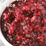 cranberry sauce recipe with orange