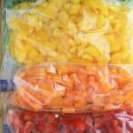 How to freeze bell peppers