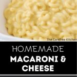 homemade cheesy mac and cheese, easy mac and cheese stovetop