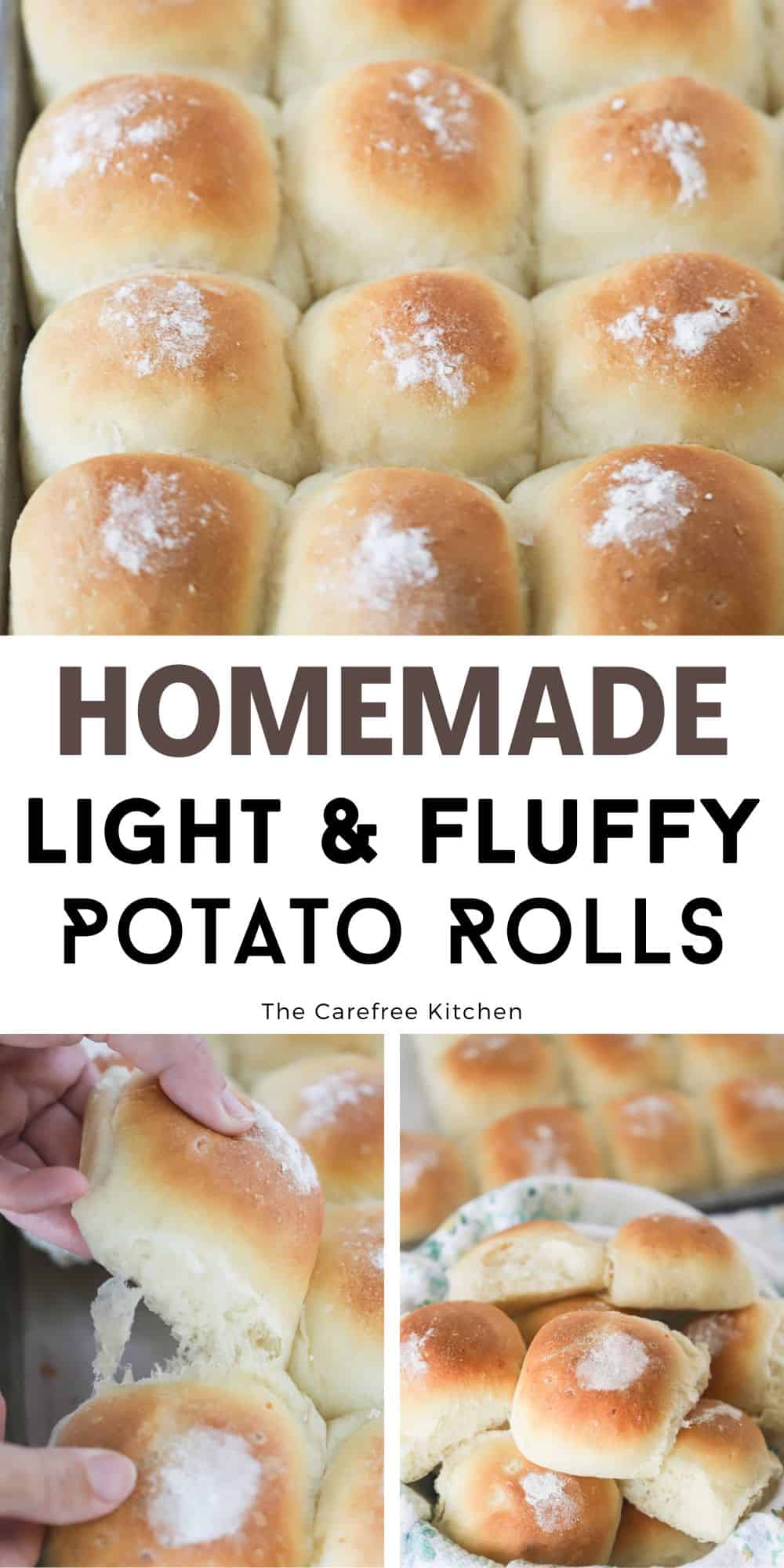 Potato Rolls Recipe - The Carefree Kitchen