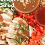 best thai chicken salad recipe with peanut Dressing recipe