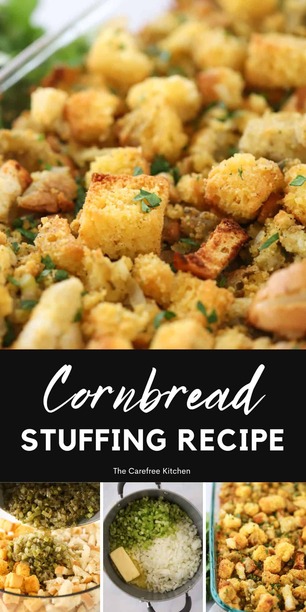 Best Cornbread Stuffing Recipe The Carefree Kitchen   Cornbread Stuffing Recipe 2 