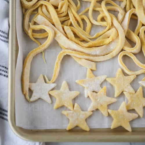 homemade egg noodle recipe, 3 ingredient egg noodle.