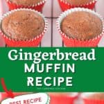 Gingerbread muffin recipe