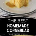 simple cornbread recipe, recipe for homemade cornbread