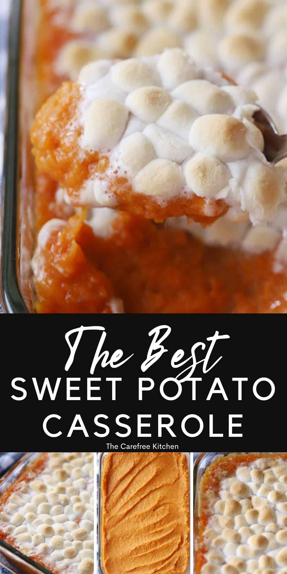 Sweet Potato Marshmallow Casserole - The Carefree Kitchen