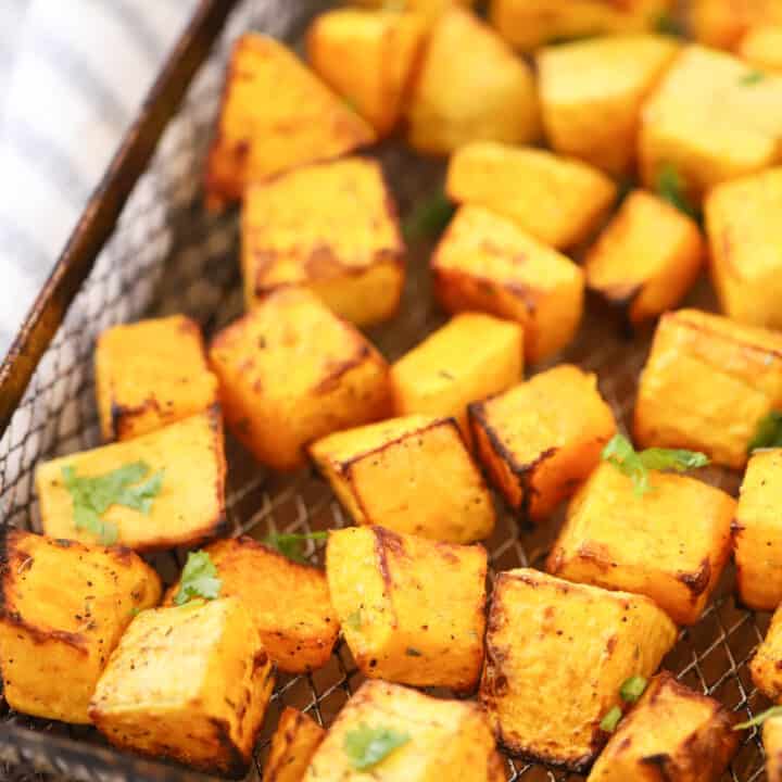 Air Fried Squash - The Carefree Kitchen
