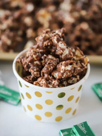 how to make mint chocolate popcorn recipe