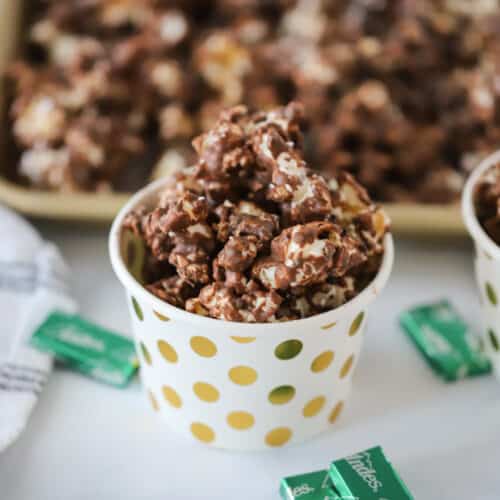 how to make mint chocolate popcorn recipe