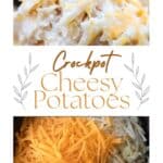 The easiest Cheesy Potato Casserole made in the slow cooker