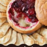 easy holiday baked brie with cranberries recipe