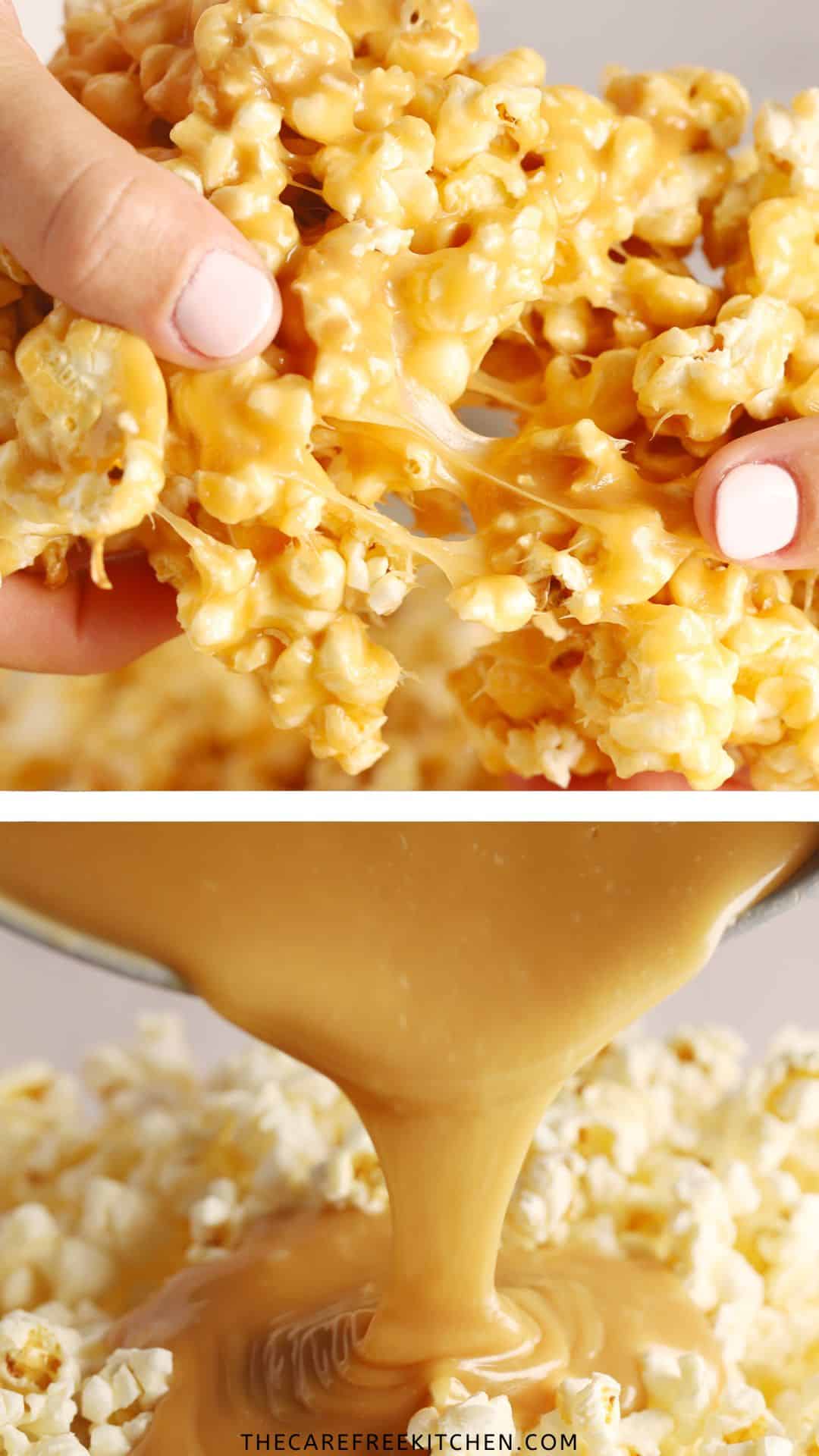 Easy Caramel Popcorn The Carefree Kitchen