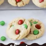 christmas m and m cookie recipe