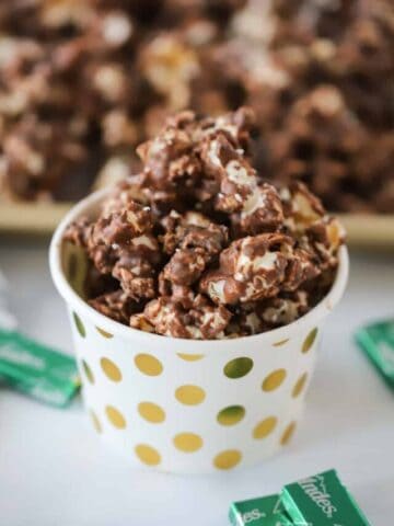 how to make mint chocolate popcorn recipe