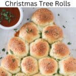 christmas recipe pull apart garlic rolls