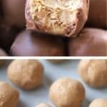 peanut butter balls recipe, peanut butter balls with graham cracker.