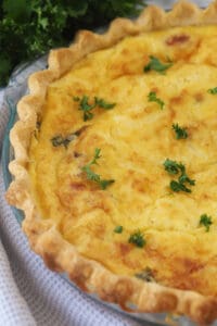 Bacon And Asparagus Quiche Recipe - The Carefree Kitchen