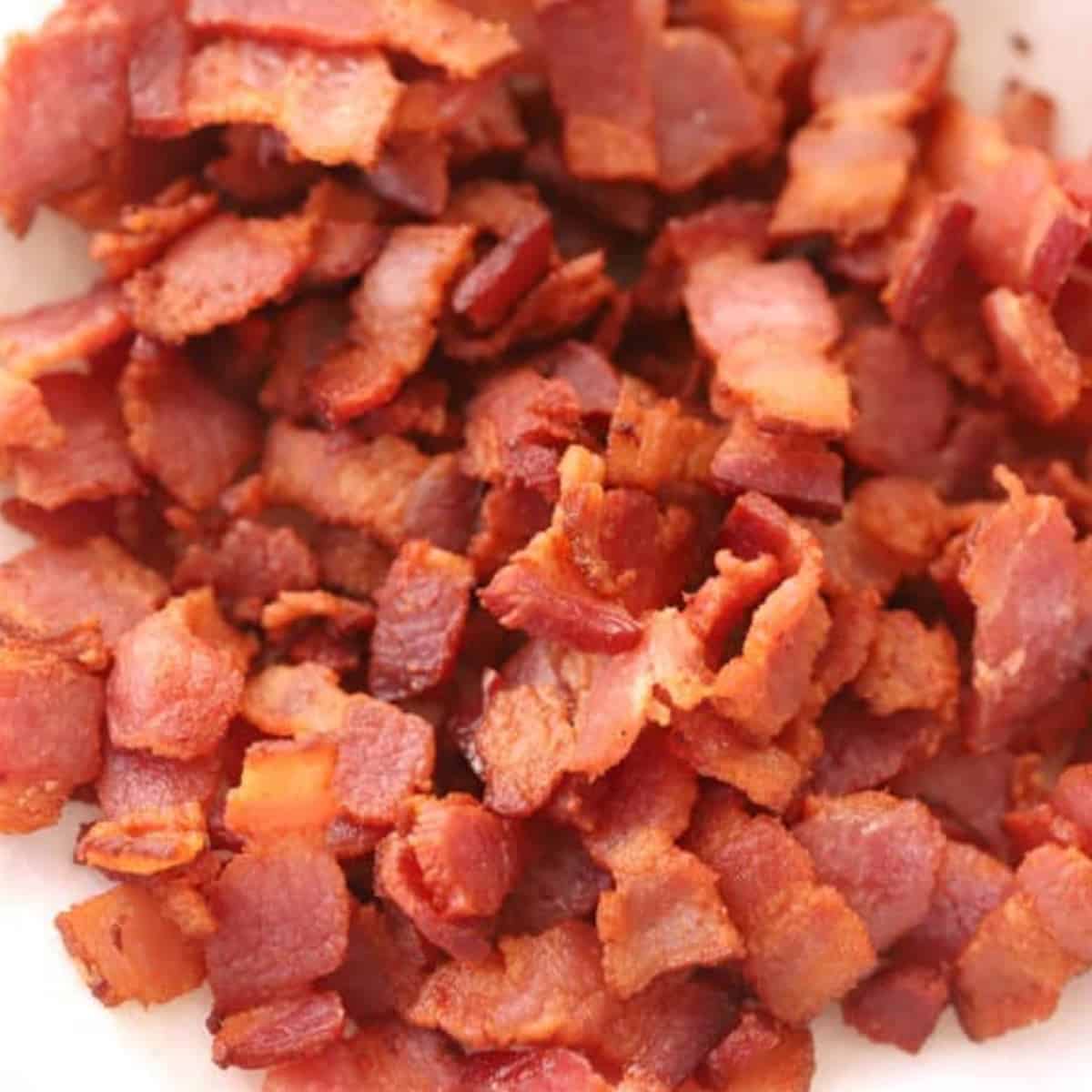 easy recipe for bacon bits. how to make bacon bits.
