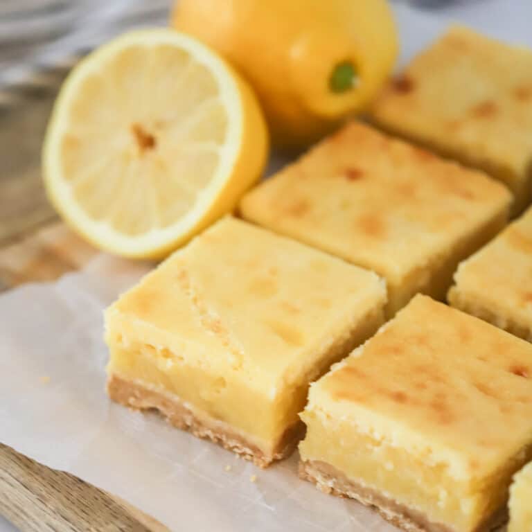 Lemon Bars with Graham Cracker Crust - The Carefree Kitchen