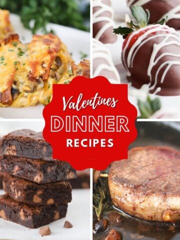 Date Night Dinner ideas, valentines dinner recipes.