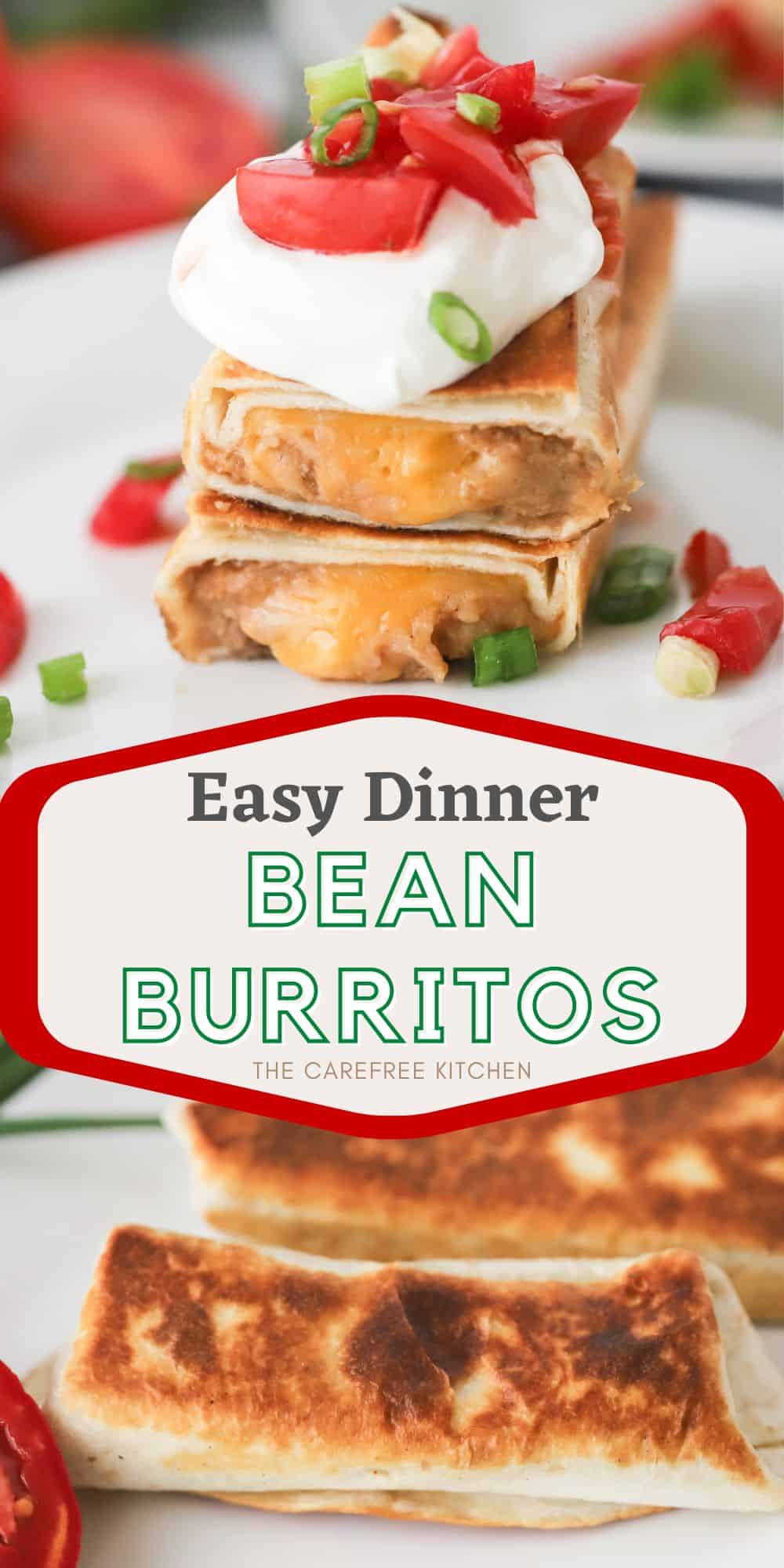 Crispy Bean and Cheese Burrito Recipe The Carefree Kitchen