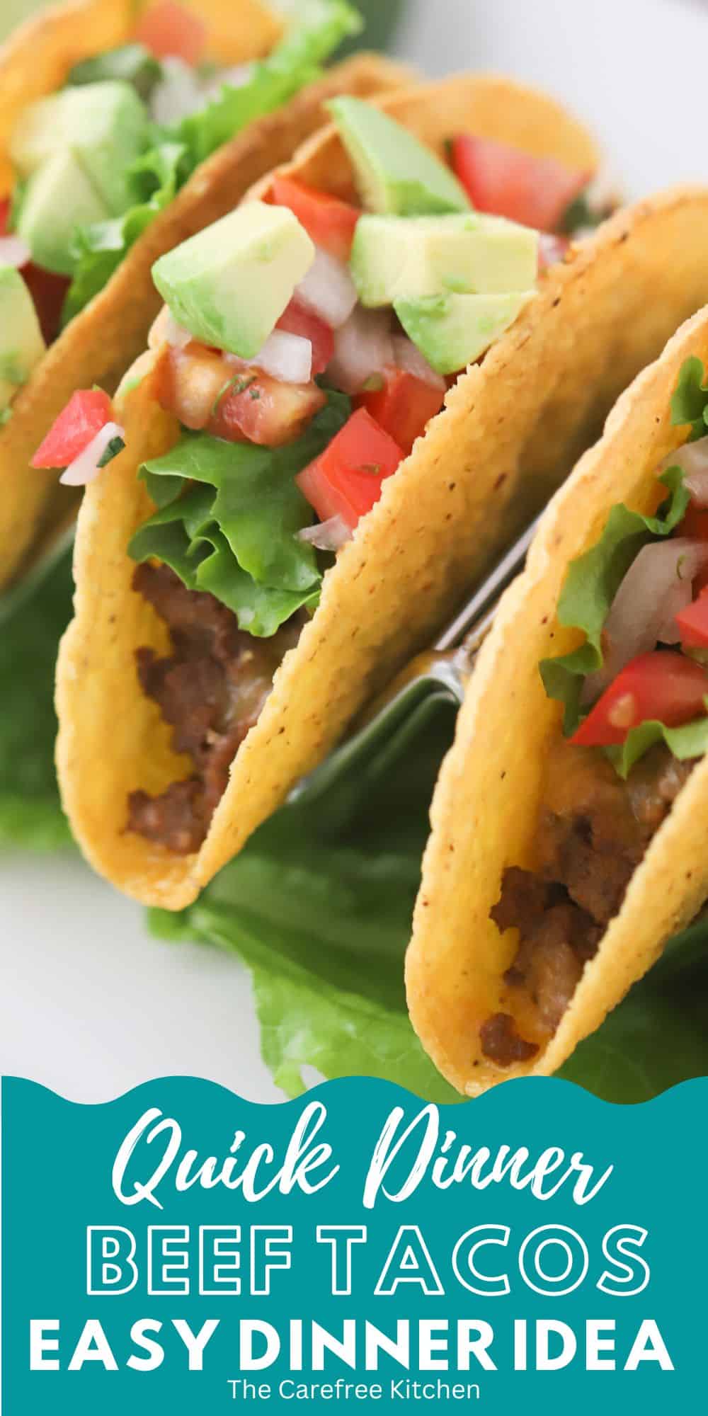 Crispy Taco with Ground Beef - The Carefree Kitchen