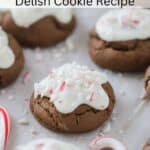 Chocolate peppermint cookies