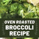 oven roasted broccoli, roasted garlic lemon broccoli, roasted broccoli with garlic and lemon