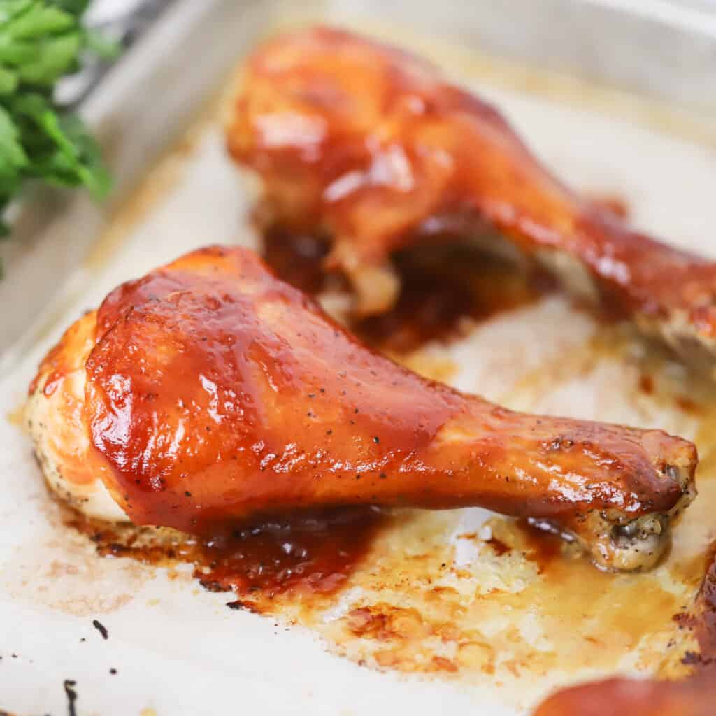 Memorial Day Menu ideas including BBQ chicken drumsticks.