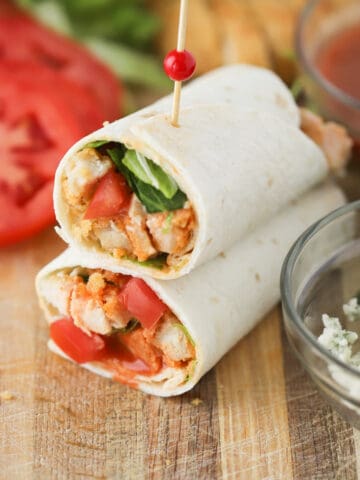 how to make the best buffalo chicken wrap recipe.
